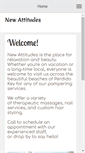 Mobile Screenshot of newattitudessalonspa.com